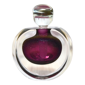 Vintage Art Glass Perfume Bottle Erwin Eisch 1991 German Artist