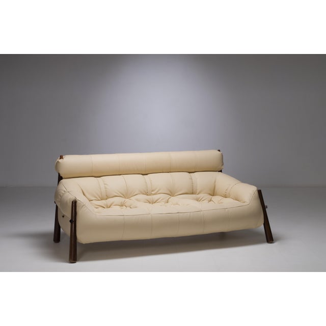 Percival Lafer Sofa, 1975, in Flawless conditions. Designed 1960 to 1969 This piece is attributed to the mentioned...