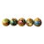 Set of 5 Late 20th-Century Hand-Painted Gourd Hanging Ornaments, New Mexico For Sale