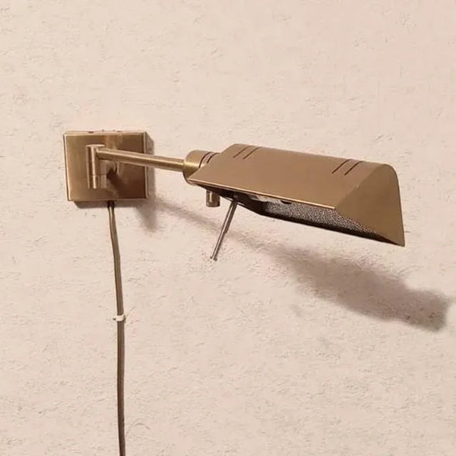 Mid-Century Modern Hollywood Regency Style Brass Floor Lamp from Knapstein, 1970s For Sale - Image 3 of 4