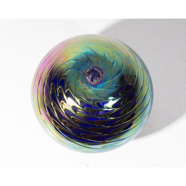 Glass Eye Studio 1973 Art Glass Vase For Sale - Image 4 of 6