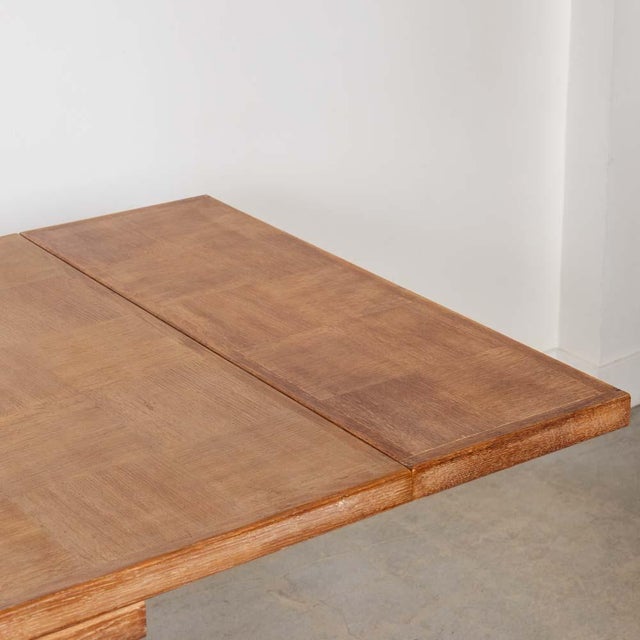 French Carved Wood Dining Table by Charles Dudouyt, Attributed For Sale - Image 11 of 16