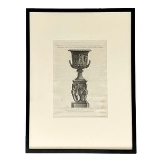 Vintage Italian Monumental Giovanni Batista Parinesi Urn Print For Sale