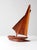 Wood Mid Century Wood Sailboat Sculpture For Sale - Image 7 of 11