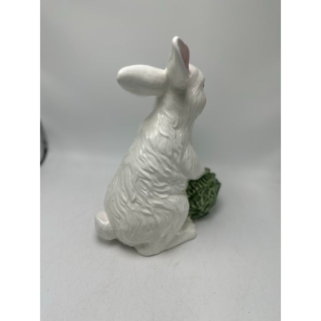 Contemporary Vintage Ceramic Bunny For Sale - Image 3 of 6