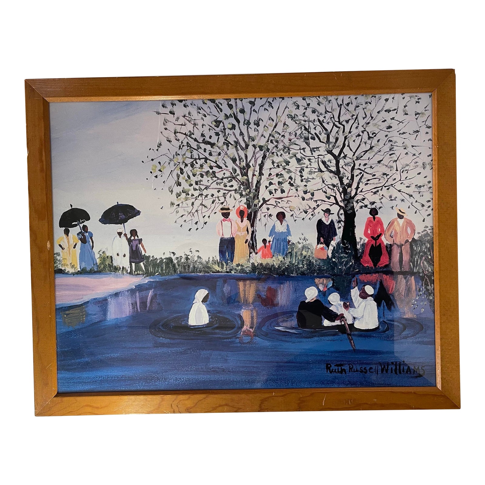 Late 20th Century Williams, Ruth Russell, “Outdoor Baptism
