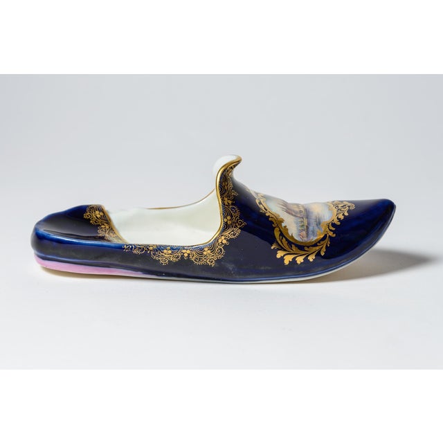 Museum quality piece of rare art from the re known firm of Meissen, Germany. This popular cabinet item was made in the...