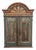 19th Century Painted Skåne Wall Cabinet with Reeded Doors, Sweden For Sale