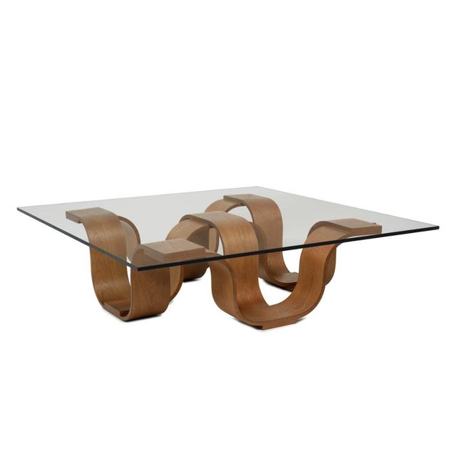 Square Coffee Table Medium Brown Chairish