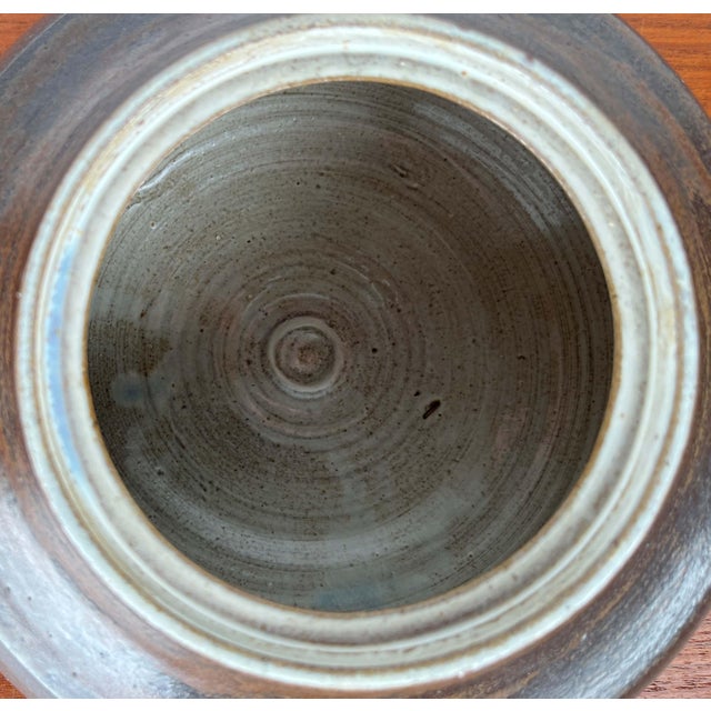 Mid-Century Modern German Studio Pottery Jar with Lid from Kellner Keramik, 1978 For Sale - Image 14 of 18