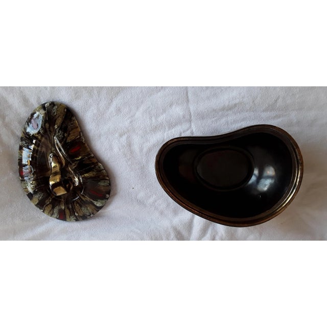 Vintage German Ceramic Cover Box, 1960s For Sale - Image 4 of 6