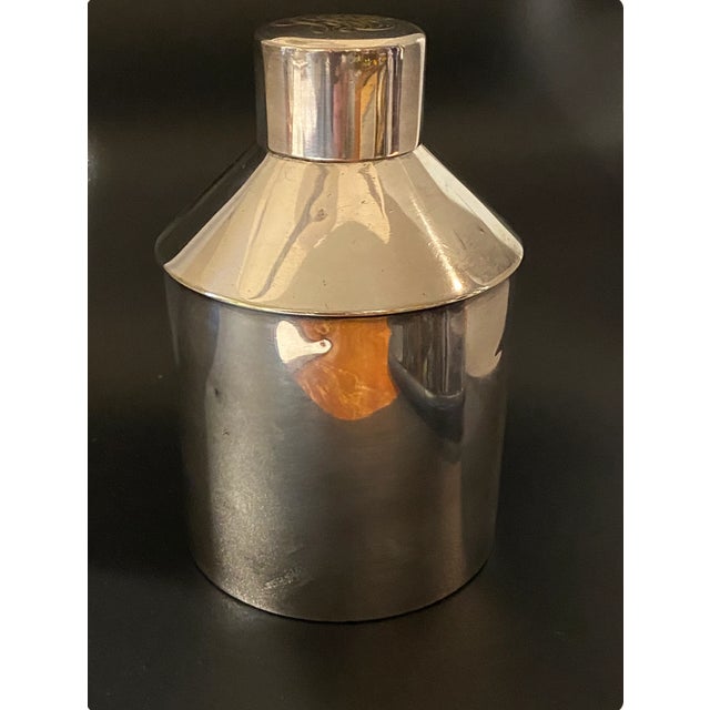 1950s 1950s Mid Century Modern Gorham Sterling Soldered Tea Caddy For Sale - Image 5 of 8