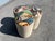 Pair of Designer Poufs, Stools, Ottomans, Patchwork Fabric, Italy, Picasso For Sale - Image 15 of 15