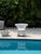 Fantastic vintage cement shell chair with tons of character and an amazing aged surface. This piece has a beautiful...