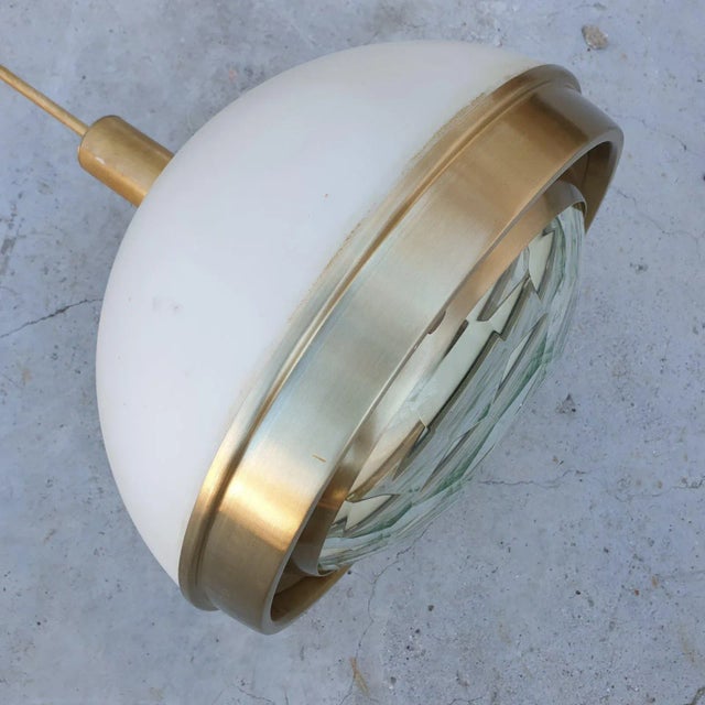 Gold Italian Pendant Lamp by Pia Giudetti Crippa for Lumi, 1964 For Sale - Image 8 of 10
