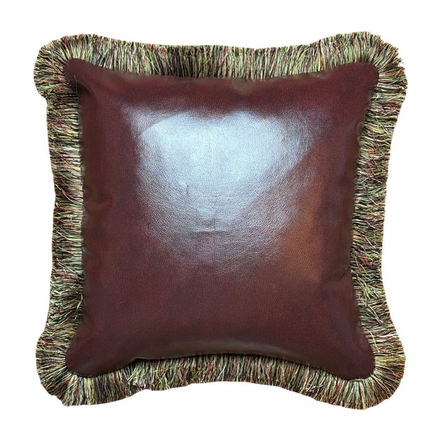 Ralph Lauren Ralph Lauren Prince of Wales Brown Vintage Silk Scarf Pillow 20" For Sale - Image 4 of 6