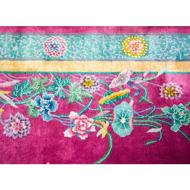 Early 20th Century Chinese Art Deco Rug For Sale - Image 12 of 12
