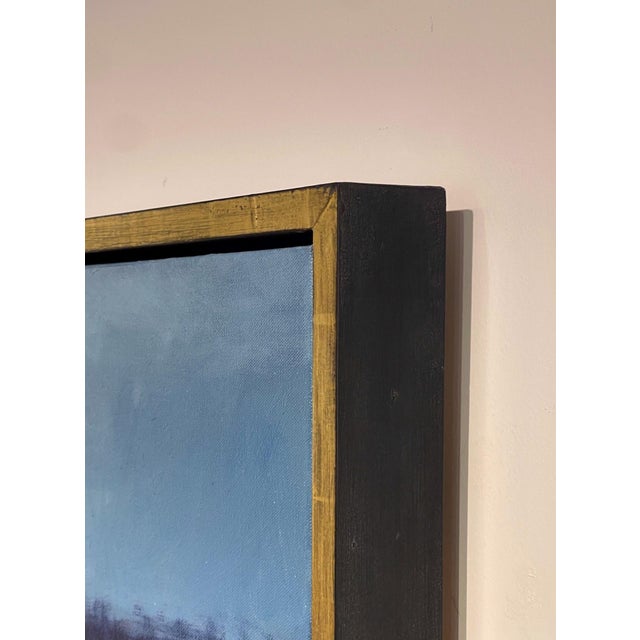 Contemporary Gold in the Hills by Seth Winegar | Oil Painting of a landscape with golden trees and hills. For Sale - Image 3 of 5