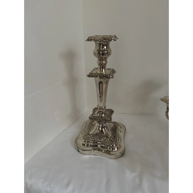 Early 20th Century Antique 19th Century Sheffield Silver Co. Candelabrum, Circa 1877 For Sale - Image 5 of 11