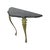 Metal French Marble Console Table with Ornate Brass Legs, 1950s For Sale - Image 7 of 17