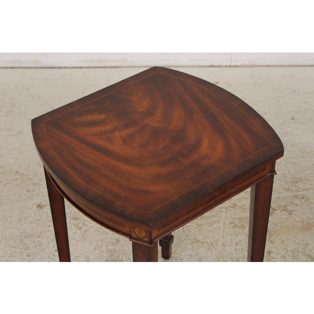 Maitland Smith Flame Mahogany Nesting Stack Tables For Sale - Image 14 of 16