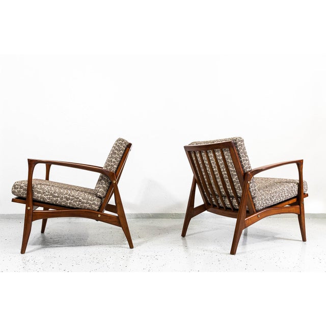 Mid-Century Modern Danish Lounge Chairs, 1960s, Set of 2 For Sale - Image 4 of 18