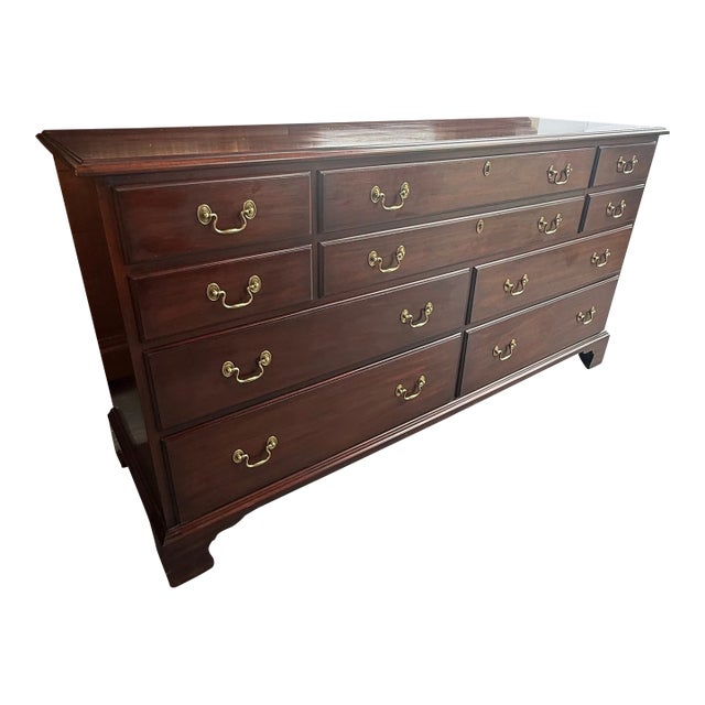 Late 20th Century Henkel Harris Mahogany Dresser For Sale