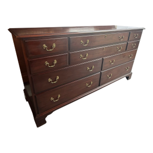 Late 20th Century Henkel Harris Mahogany Dresser