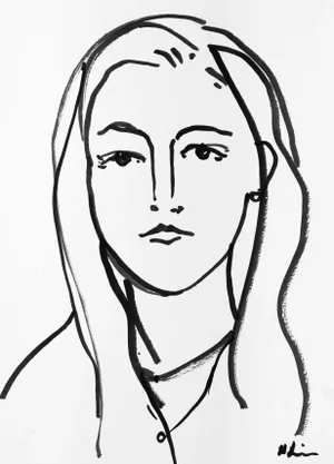 Portrait of a Girl #2 Drawing Portrait