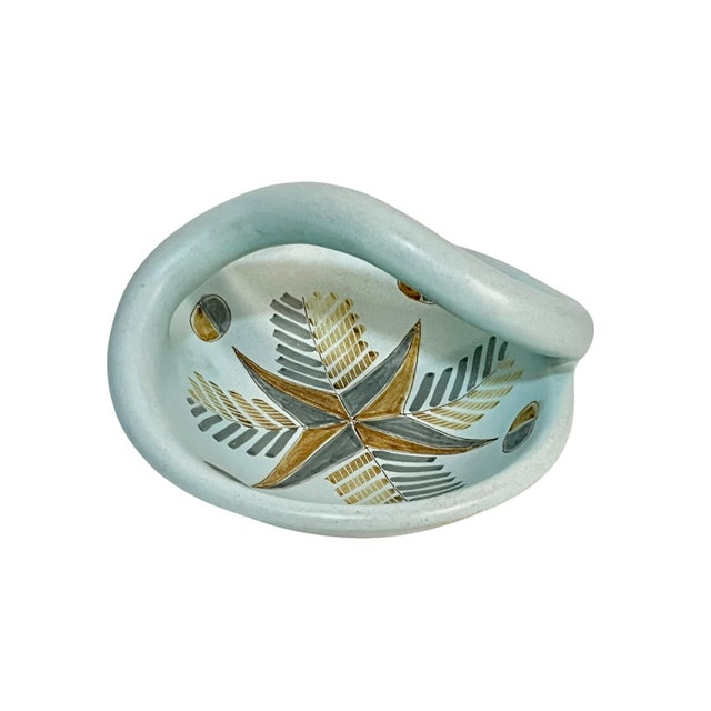 Vallauris Mid-Century Modern Ceramic Catchall by Marcel Guillot for Vallauris, France For Sale - Image 4 of 11