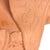 Wood Antique Terra Cotta Bust of a Debutante in Victorian Finery on Wood Plinth C1910 For Sale - Image 7 of 14
