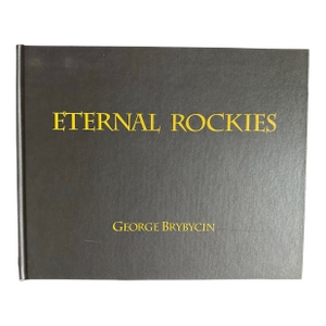 Vintage 1995 Black & Gold Coffee Table Book: Eternal Rockies