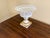 French Country Antique Reticulated Porcelain Basket Compote With Gold Gilt Details For Sale - Image 3 of 10
