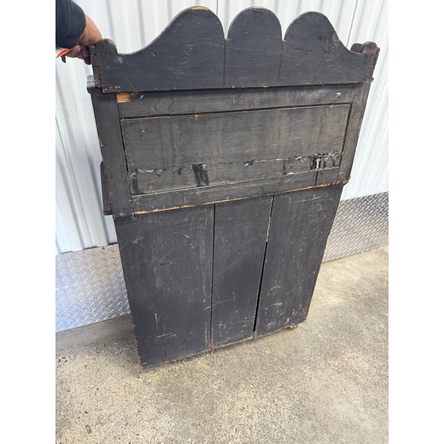 Rustic Early 19th Century Rustic Gustavian Painted Petite Cabinet For Sale - Image 3 of 11