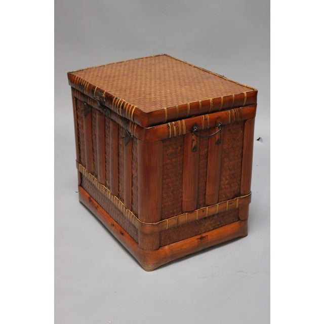 Square Basket, from China. Circa Mid 18th Century.