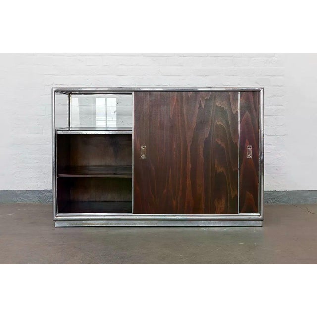 Bauhaus Vintage Bauhaus Display Cabinet, 1930s For Sale - Image 3 of 15