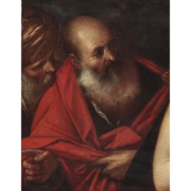 Giacomo Cavedone (Sassuolo, Italy, 1577 - Bologna, Italy, 1660) Title: Susanna and the Elders Medium: Oil on canvas...