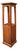 Stickley Quarter Sawn Oak Lighted Display Pedestal Cabinet For Sale