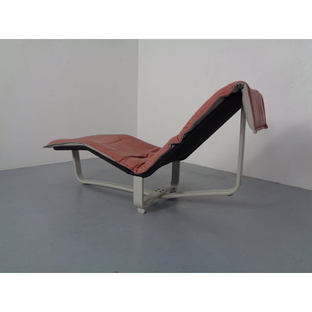 Leather Lounger by Ingmar Relling for Westnofa, Norway, 1970s For Sale - Image 6 of 18