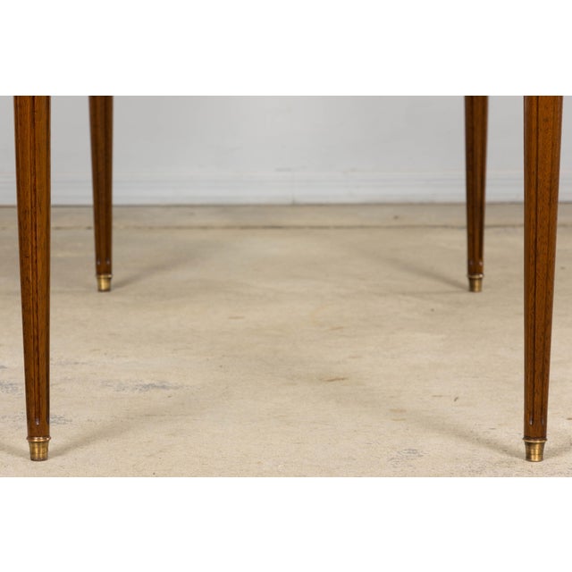 Mid-20th Century French Louis XVI Writing Desk in Mahogany & Leather For Sale - Image 13 of 18