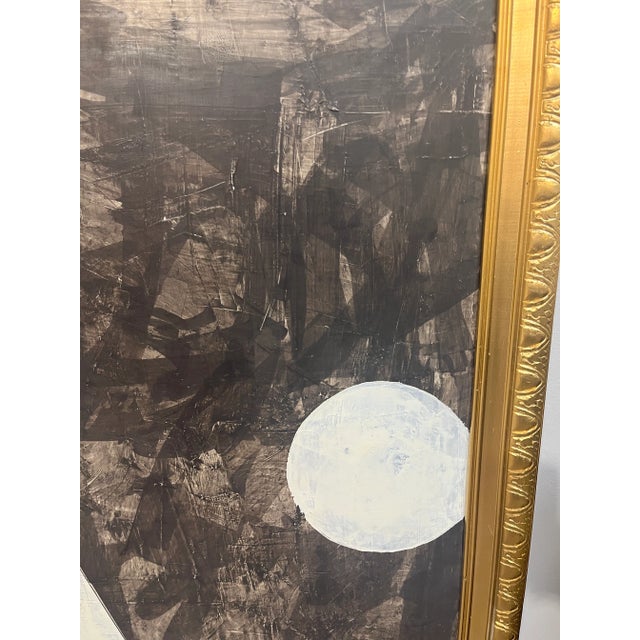 Contemporary Large Acrylic on Panel Modern Abstract Painting For Sale - Image 3 of 7