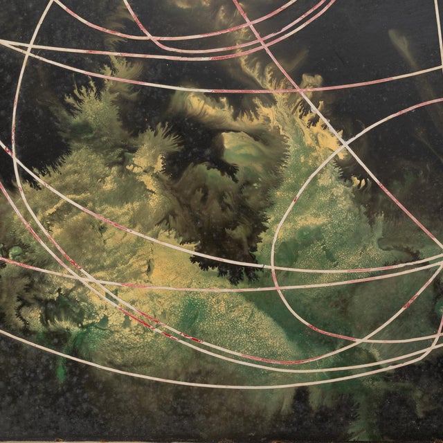 20th Century Belgian Artwork With Metal Frame For Sale - Image 14 of 18