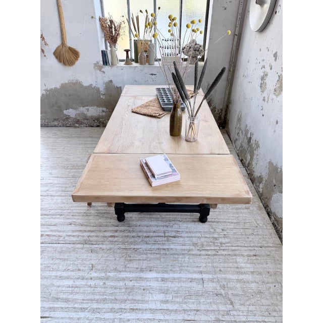 Farmhouse Table in Oak with Extensions, 1960s For Sale - Image 14 of 18