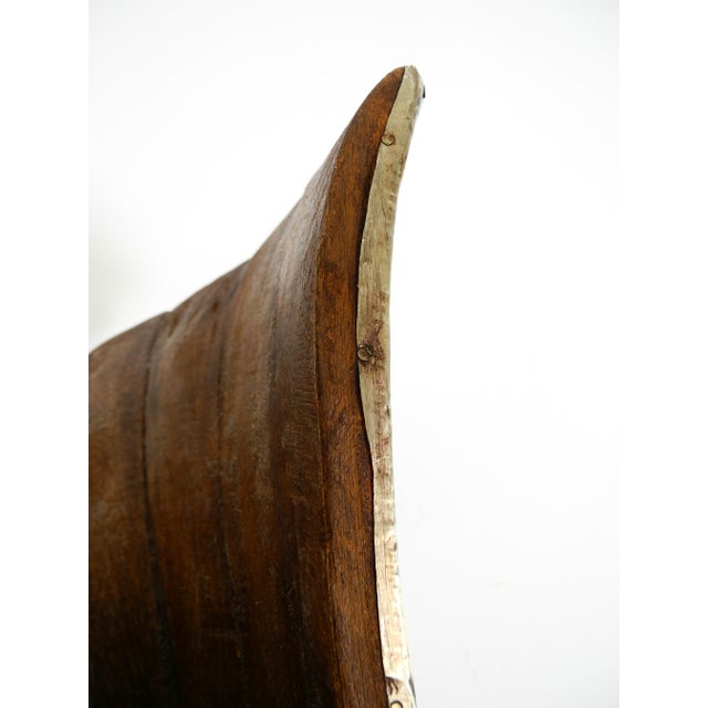 Large Wall Lamp in Aluminum-Plated Wood, 1950s For Sale - Image 13 of 14