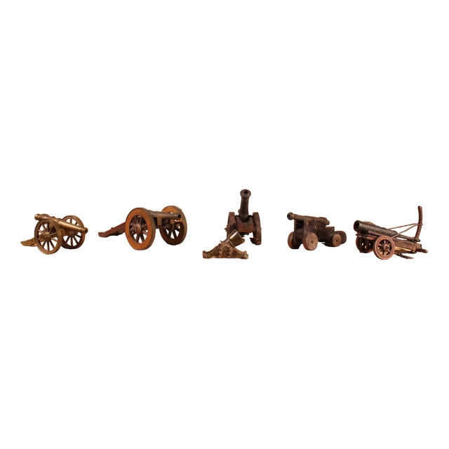 Miniature Cannons, 19th Century, Set of 6 For Sale