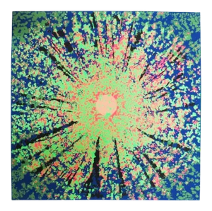 1980s "Radiance" Abstract Serigraph by Jon d'Orazio