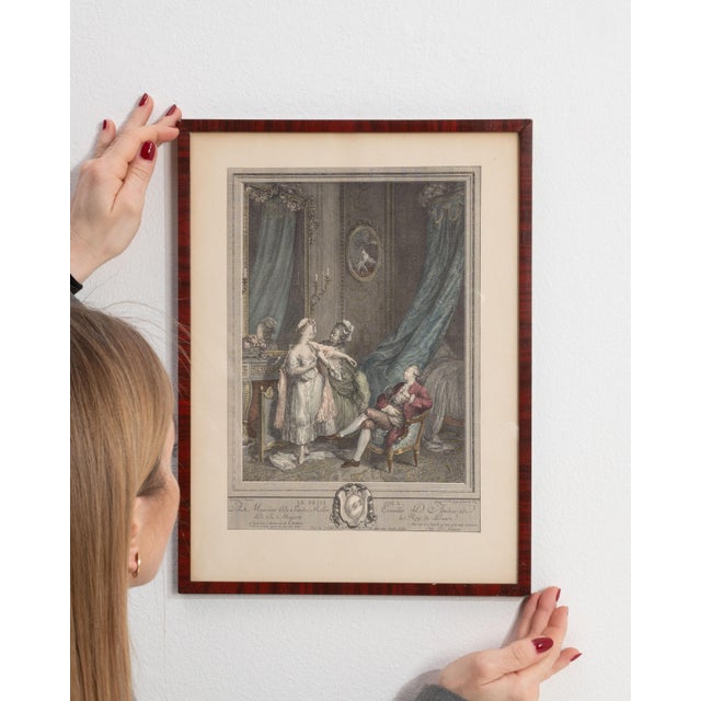 Early 20th Century France Sienna Wood Print For Sale - Image 10 of 15