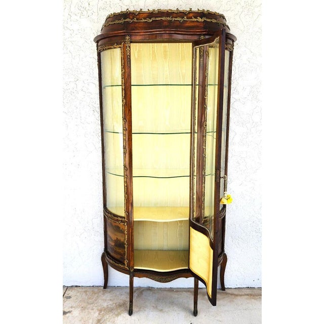 19th Century French Vernis Martin Vitrine Louis XVI For Sale - Image 10 of 12