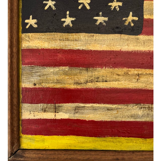 American Flag Painting by Elias Telles For Sale - Image 4 of 5