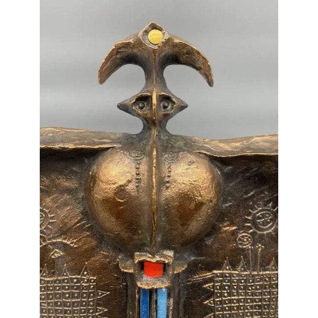 * a wall sculpture * The Saint George / the dragon slower * of the Hungarian artist Lajos Muharos * Muharos is one of the...